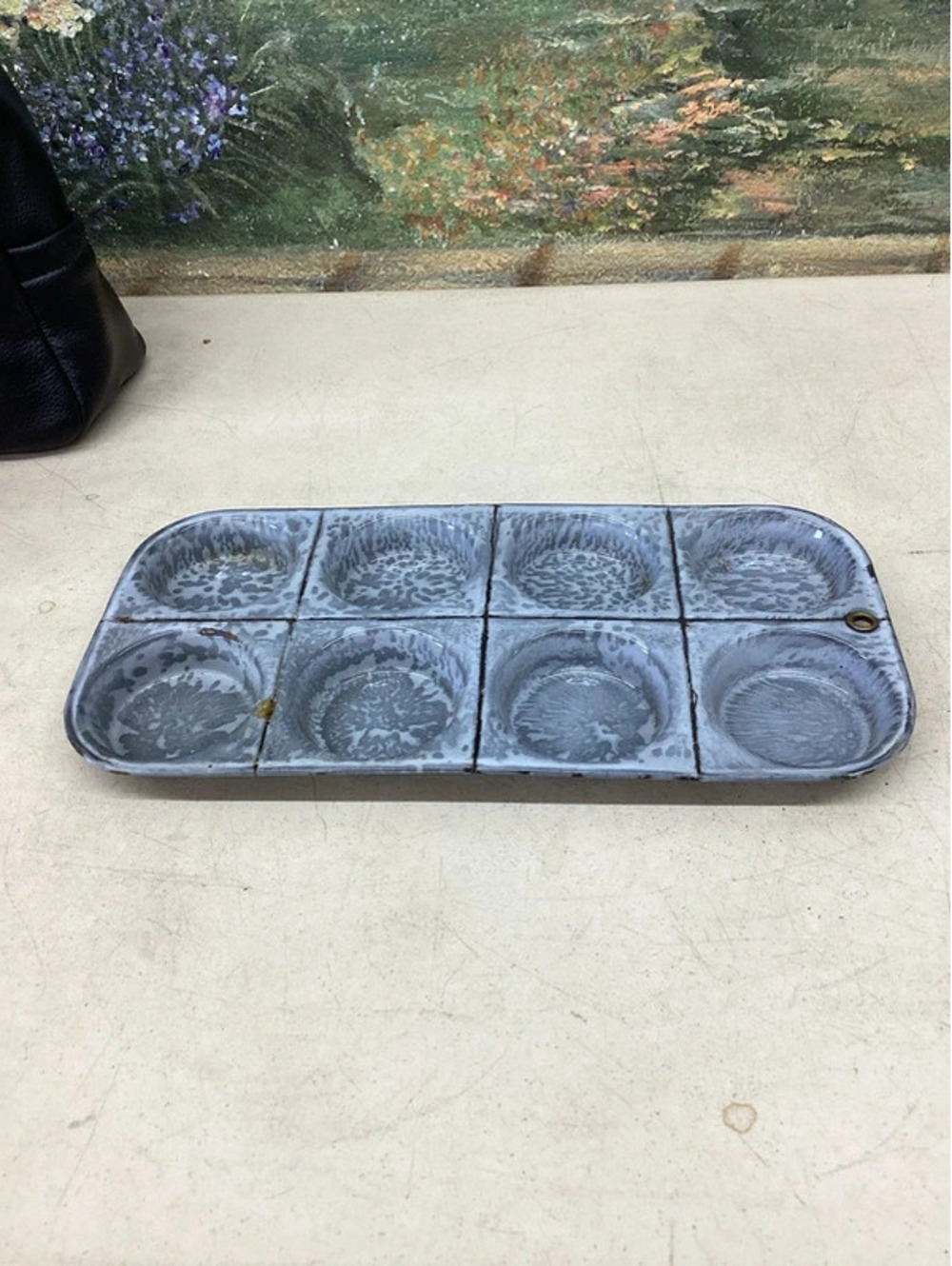 Vintage Graniteware Muffin pan